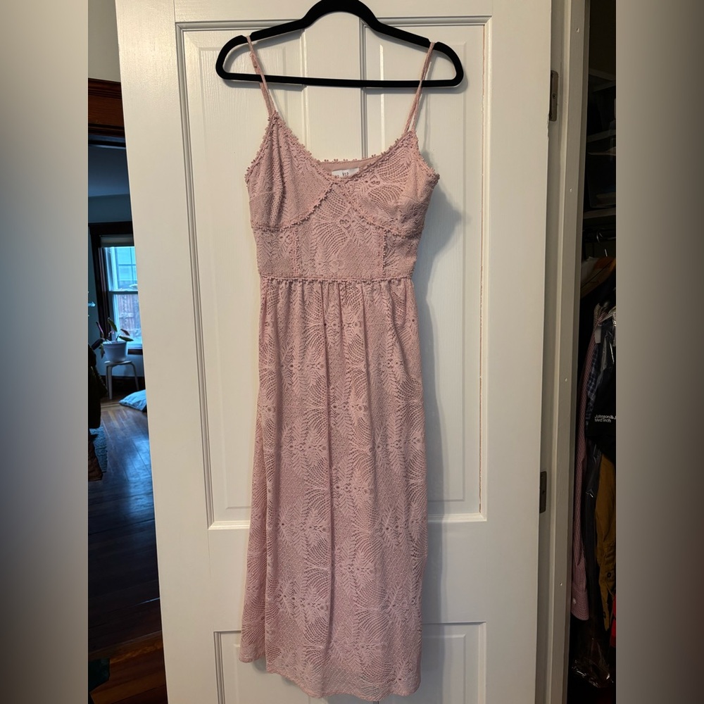 Pink Lace Dress